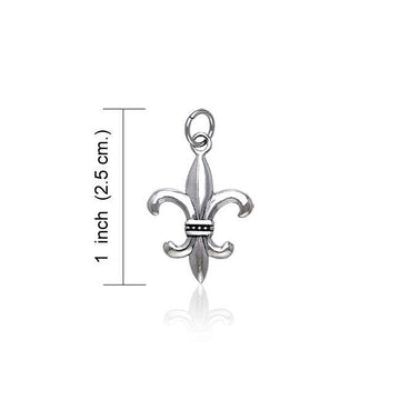 Fleur De Lis Silver Charm TCM032 - Jewelry